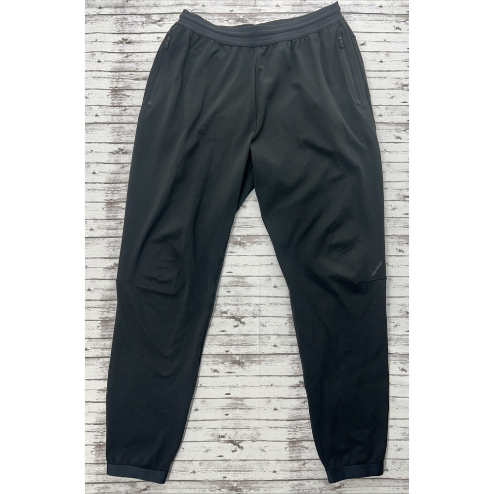 Hill City Midweight Train Pants Mens Size Medium Black Jogger Athletic Stretch